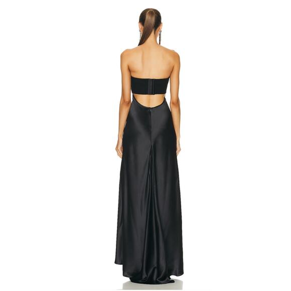 Staud Wayfaring Dress New With Tags Size 4 Black - Picture 3 of 8